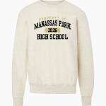 Manassas Park Cougars MV Sport Men's Pro-Weave Crewneck Front Thumbnail