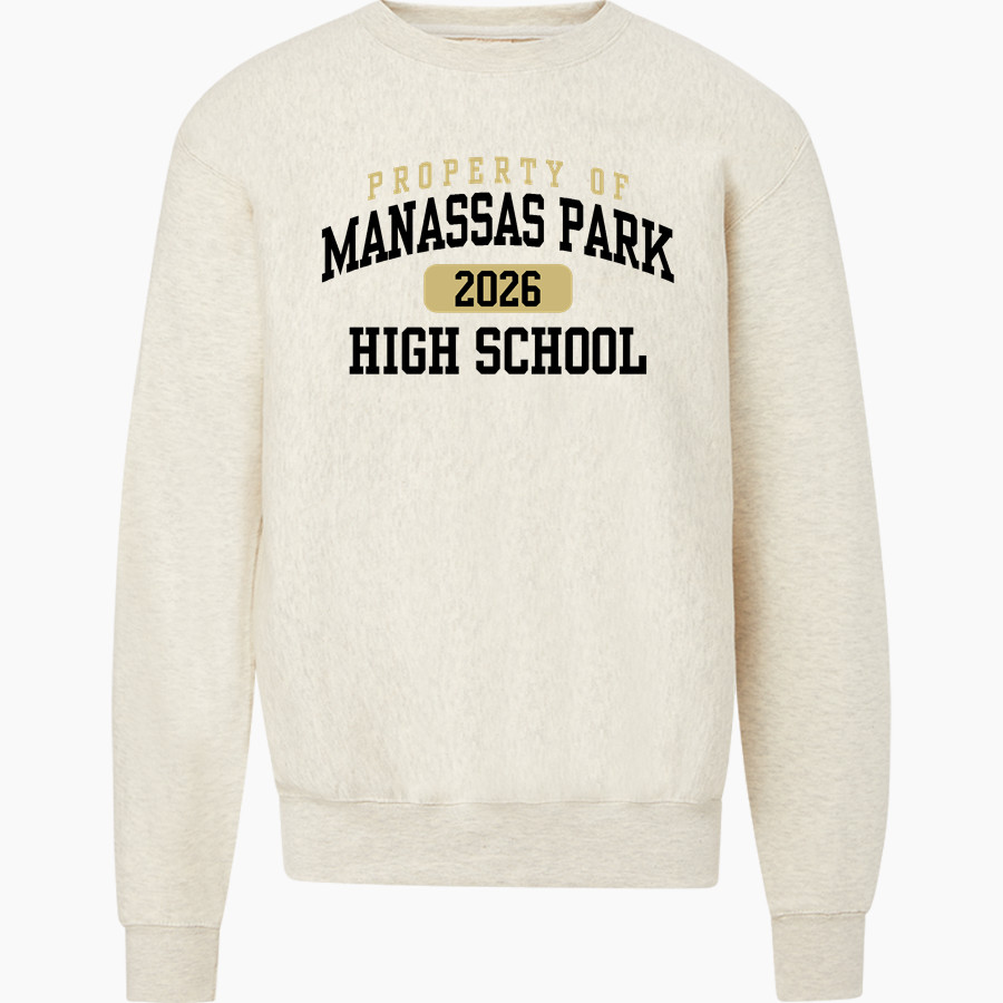 Manassas Park Cougars MV Sport Men's Pro-Weave Crewneck