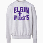 ELGIN HIGH SCHOOL WILDCATS <span class="pdp-name-mascot">ELGIN WILDCATS</span> MV Sport Men's Pro-Weave Crewneck Front Thumbnail