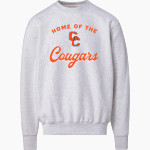 Grayson County High School Cougars <span class="pdp-name-mascot">Grayson County High School</span> MV Sport Men's Pro-Weave Crewneck Front Thumbnail