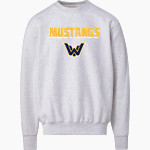 WALKER VALLEY HIGH SCHOOL MUSTANGS MV Sport Men's Pro-Weave Crewneck Front Thumbnail