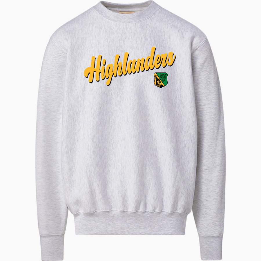 HARWOOD UNION HIGH SCHOOL HIGHLANDERS <span class="pdp-name-mascot">HARWOOD HIGHLANDERS</span> MV Sport Men's Pro-Weave Crewneck