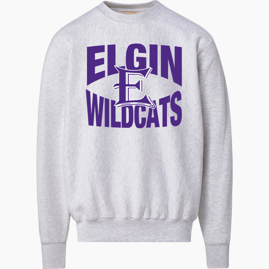 ELGIN HIGH SCHOOL WILDCATS <span class="pdp-name-mascot">ELGIN WILDCATS</span> MV Sport Men's Pro-Weave Crewneck
