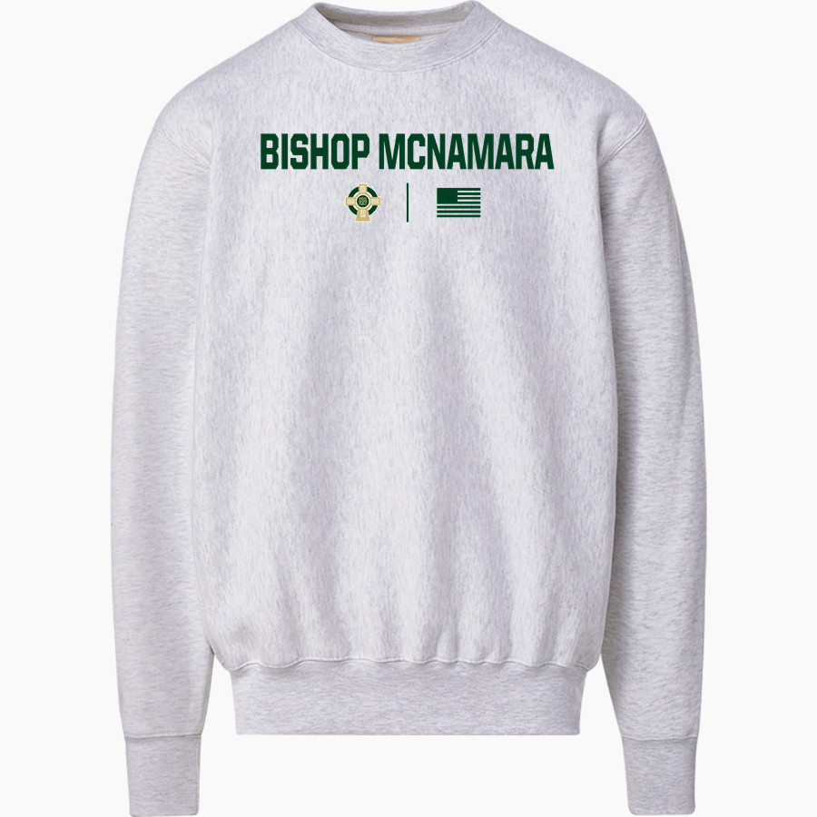 BISHOP MCNAMARA HIGH SCHOOL FIGHTIN' IRISH <span class="pdp-name-mascot">BISHOP MCNAMARA FIGHTIN IRISH</span> MV Sport Men's Pro-Weave Crewneck