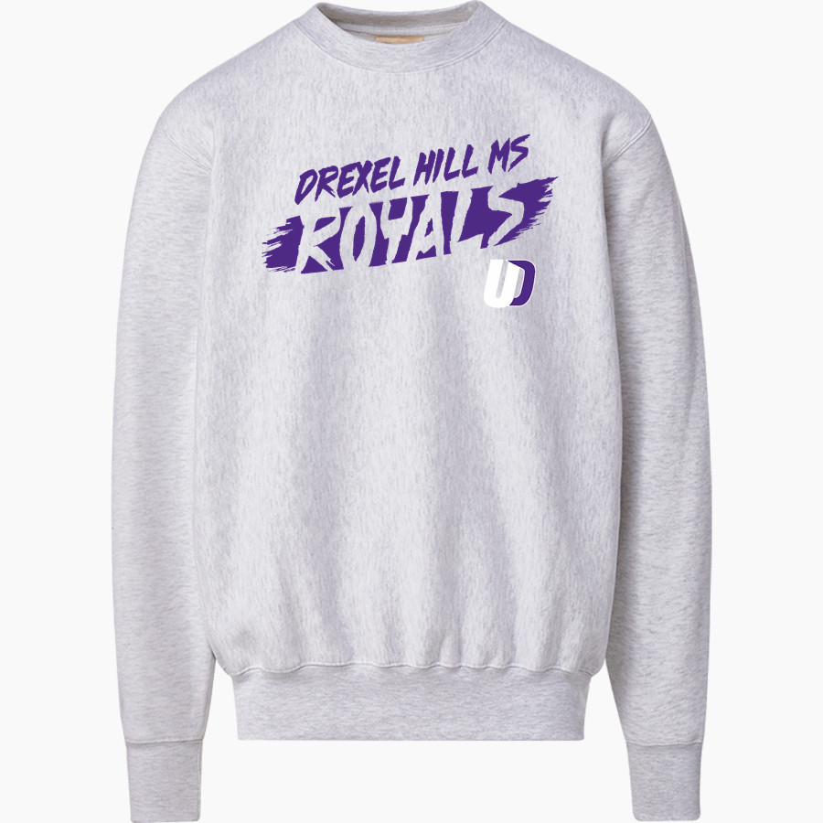 Drexel Hill Royals <span class="pdp-name-mascot">Drexel Hill Middle School Royals</span> MV Sport Men's Pro-Weave Crewneck