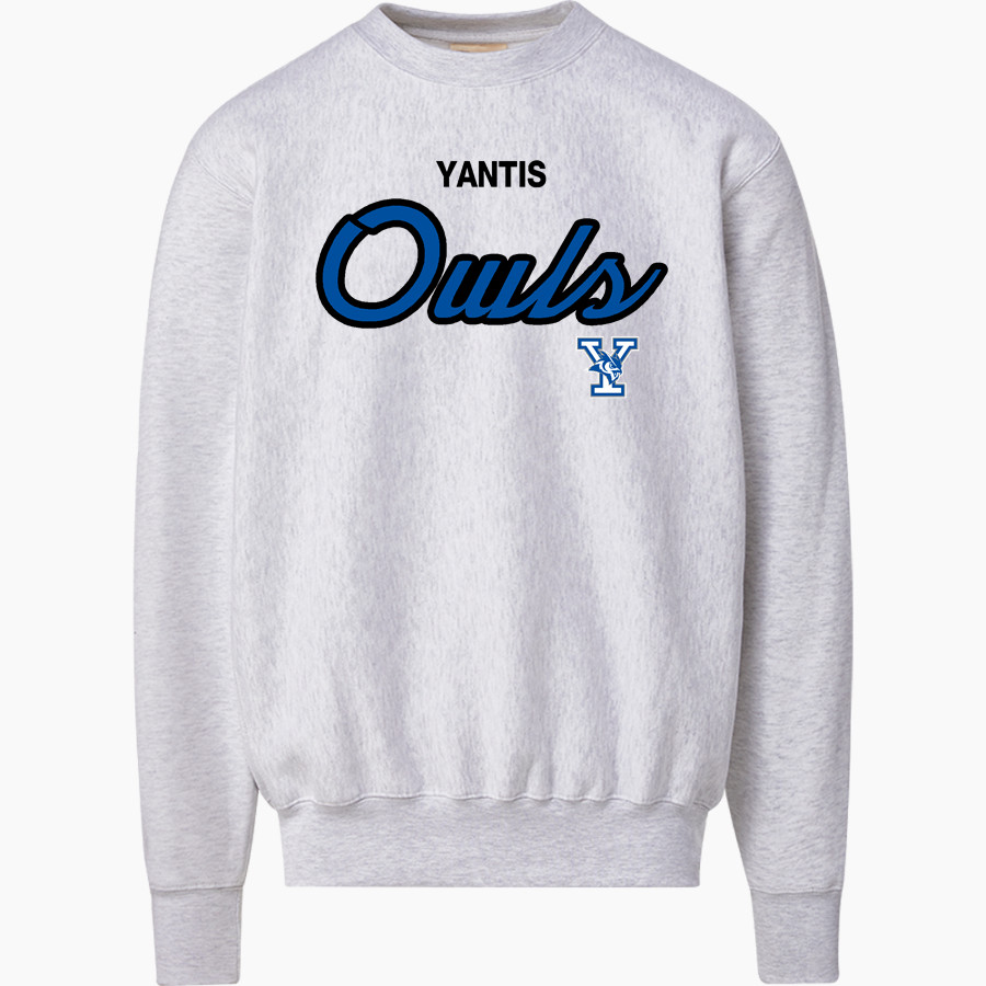 YANTIS HIGH SCHOOL OWLS <span class="pdp-name-mascot">YANTIS OWLS</span> MV Sport Men's Pro-Weave Crewneck