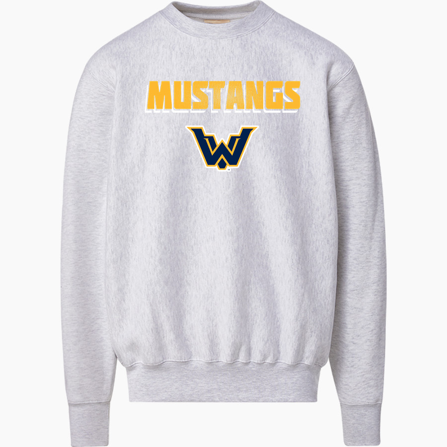 WALKER VALLEY HIGH SCHOOL MUSTANGS MV Sport Men's Pro-Weave Crewneck