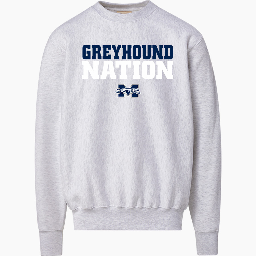 Moravian University Greyhounds <span class="pdp-name-mascot">Moravian University Greyhounds</span> MV Sport Men's Pro-Weave Crewneck