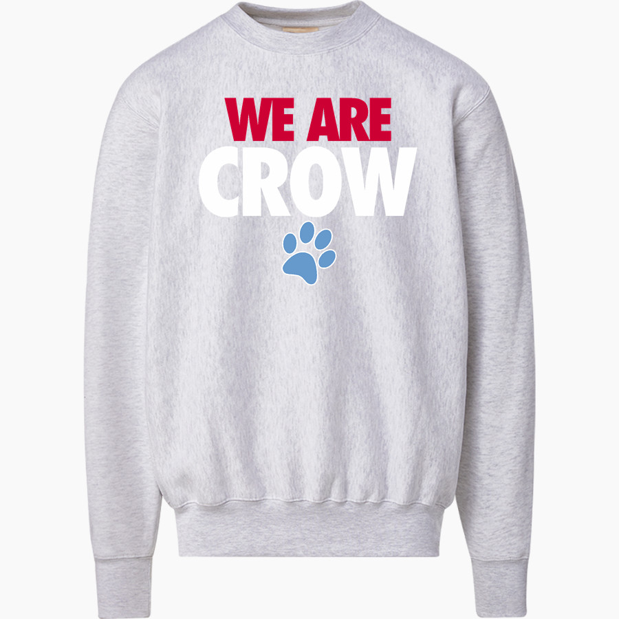 CROW HIGH SCHOOL Cougars Online Store MV Sport Men's Pro-Weave Crewneck
