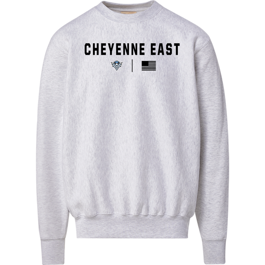 CHEYENNE EAST HIGH SCHOOL THUNDERBIRDS <span class="pdp-name-mascot">CHEYENNE EAST THUNDERBIRDS</span> MV Sport Men's Pro-Weave Crewneck