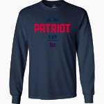 Bob Jones Patriots MV Sport Men's Classic Long Sleeve Tee Front Thumbnail