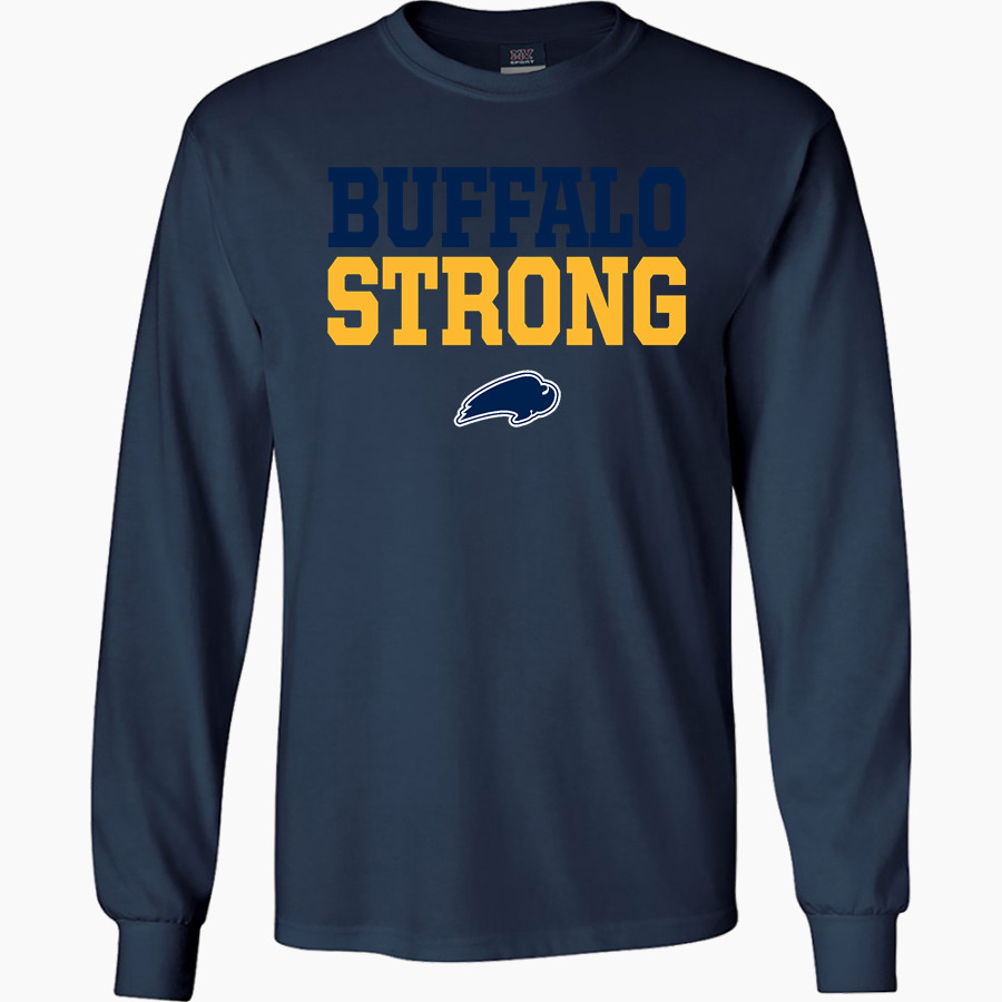 Elm Creek Buffaloes <span class="pdp-name-mascot">Elm Creek Buffaloes</span> MV Sport Men's Classic Long Sleeve Tee