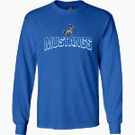 MacArthur Elementary Mustangs MV Sport Men's Classic Long Sleeve Tee Front Thumbnail