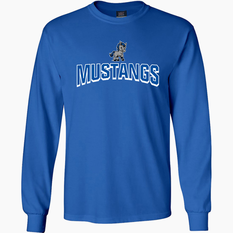 MacArthur Elementary Mustangs MV Sport Men's Classic Long Sleeve Tee