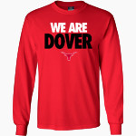 DOVER HIGH SCHOOL LONGHORNS MV Sport Men's Classic Long Sleeve Tee Front Thumbnail