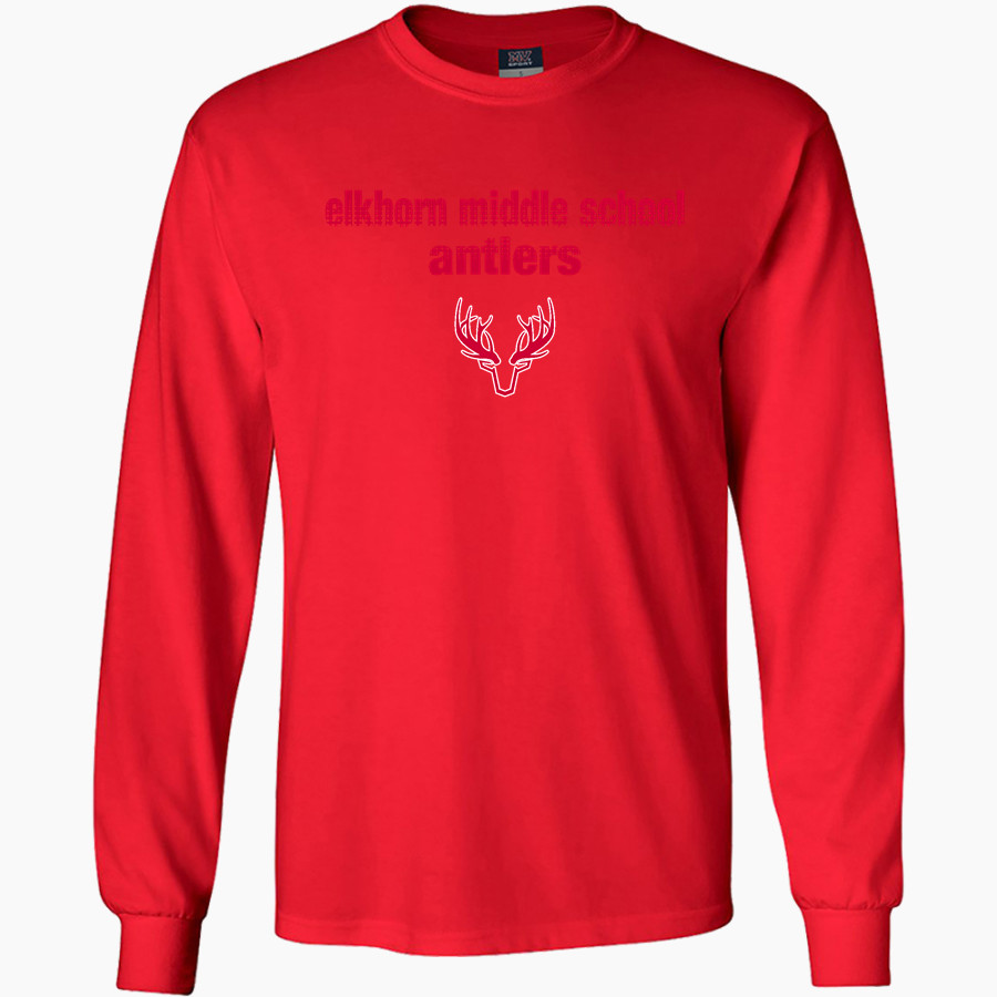 Elkhorn Middle School Antlers <span class="pdp-name-mascot">Elkhorn Antlers</span> MV Sport Men's Classic Long Sleeve Tee