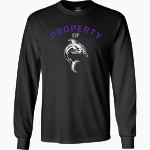 Bergman Dolphins <span class="pdp-name-mascot">Frank V. Bergman Elementary Dolphins</span> MV Sport Men's Classic Long Sleeve Tee Front Thumbnail
