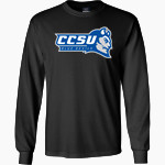 CCSU Blue Devils MV Sport Men's Classic Long Sleeve Tee Front Thumbnail