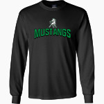 EVERGREEN PARK HIGH SCHOOL MUSTANGS <span class="pdp-name-mascot">EVERGREEN PARK MUSTANGS</span> MV Sport Men's Classic Long Sleeve Tee Front Thumbnail