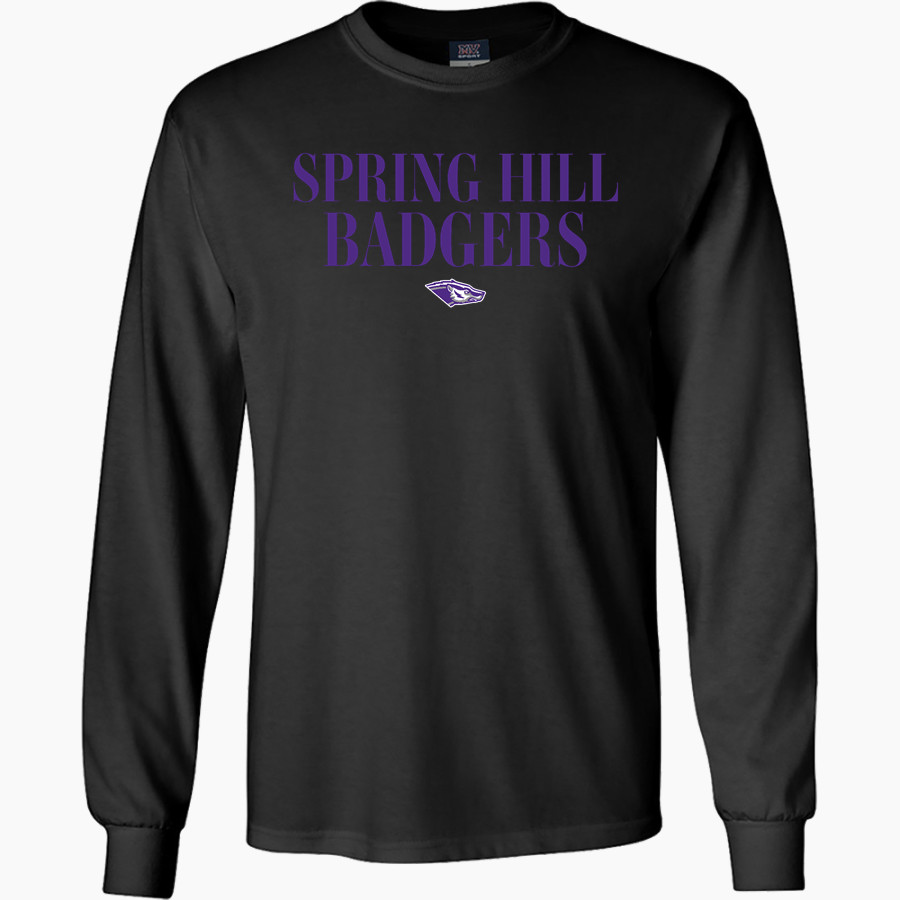 Spring Hill Badgers <span class="pdp-name-mascot">Spring Hill Badgers</span> MV Sport Men's Classic Long Sleeve Tee