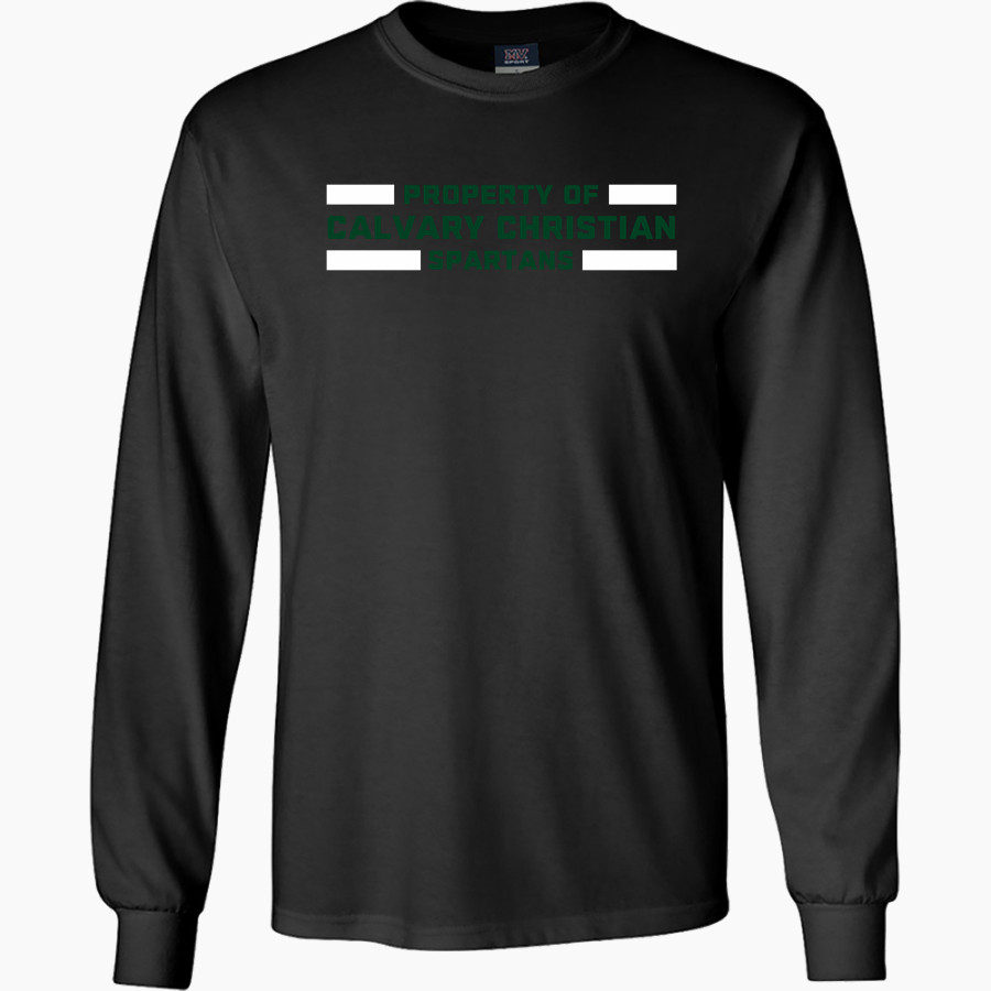 Calvary Christian Spartans <span class="pdp-name-mascot">Calvary Christian Spartans</span> MV Sport Men's Classic Long Sleeve Tee