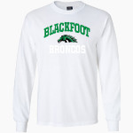 Blackfoot Broncos MV Sport Men's Classic Long Sleeve Tee Front Thumbnail