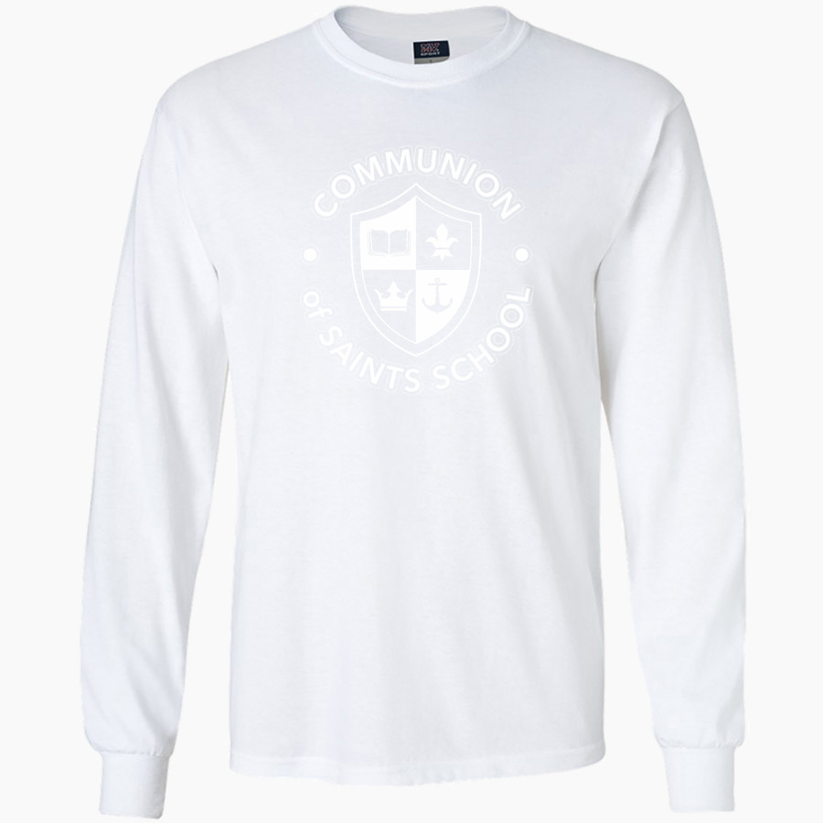 Communion of Saints School Sabres official sideline store MV Sport Men's Classic Long Sleeve Tee