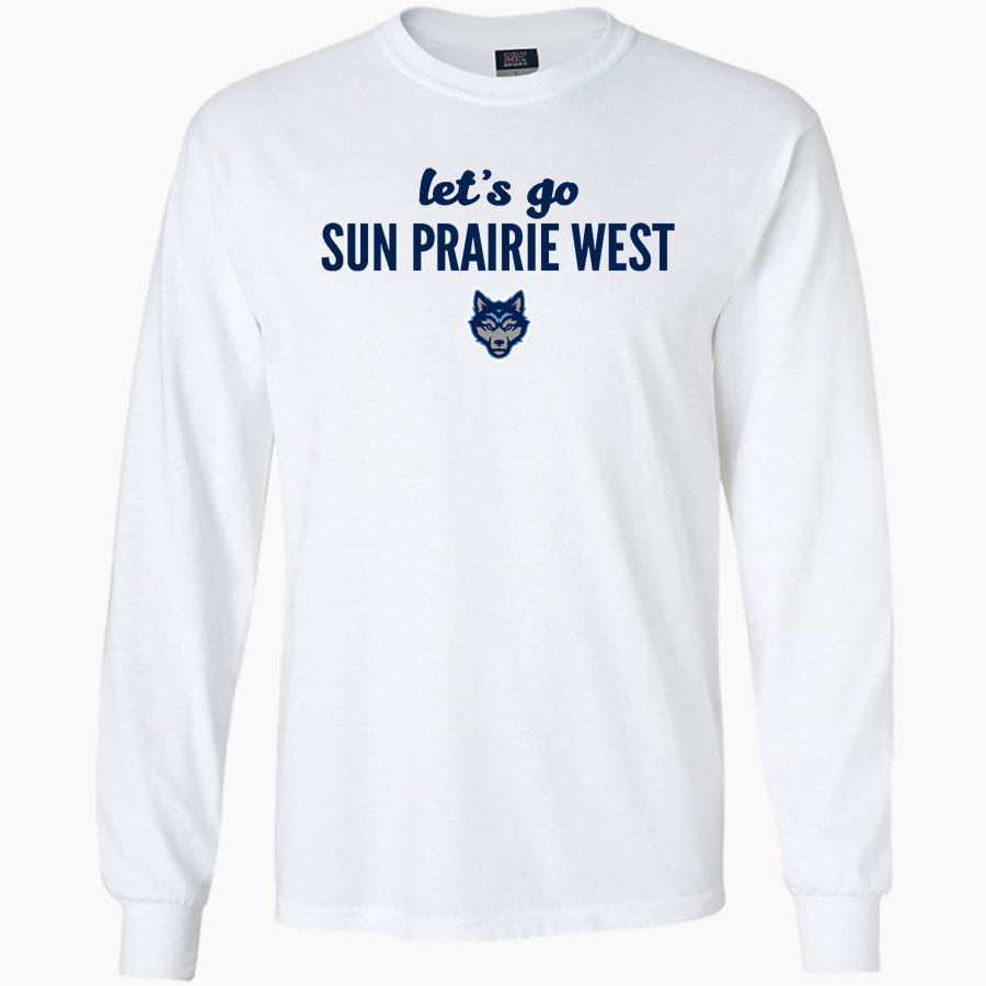 Sun Prairie West Wolves <span class="pdp-name-mascot">Sun Prairie West High School Wolves</span> MV Sport Men's Classic Long Sleeve Tee