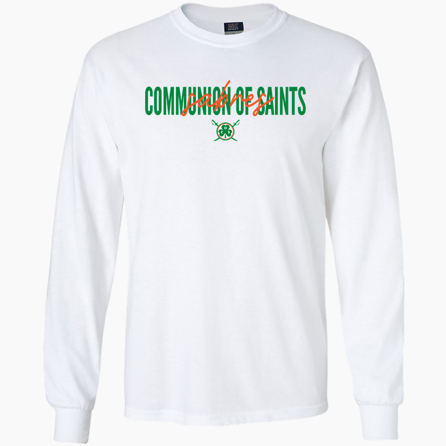 Communion of Saints School Sabres official sideline store <span class="pdp-name-mascot">Communion of Saints School Sabres</span> MV Sport Men's Classic Long Sleeve Tee