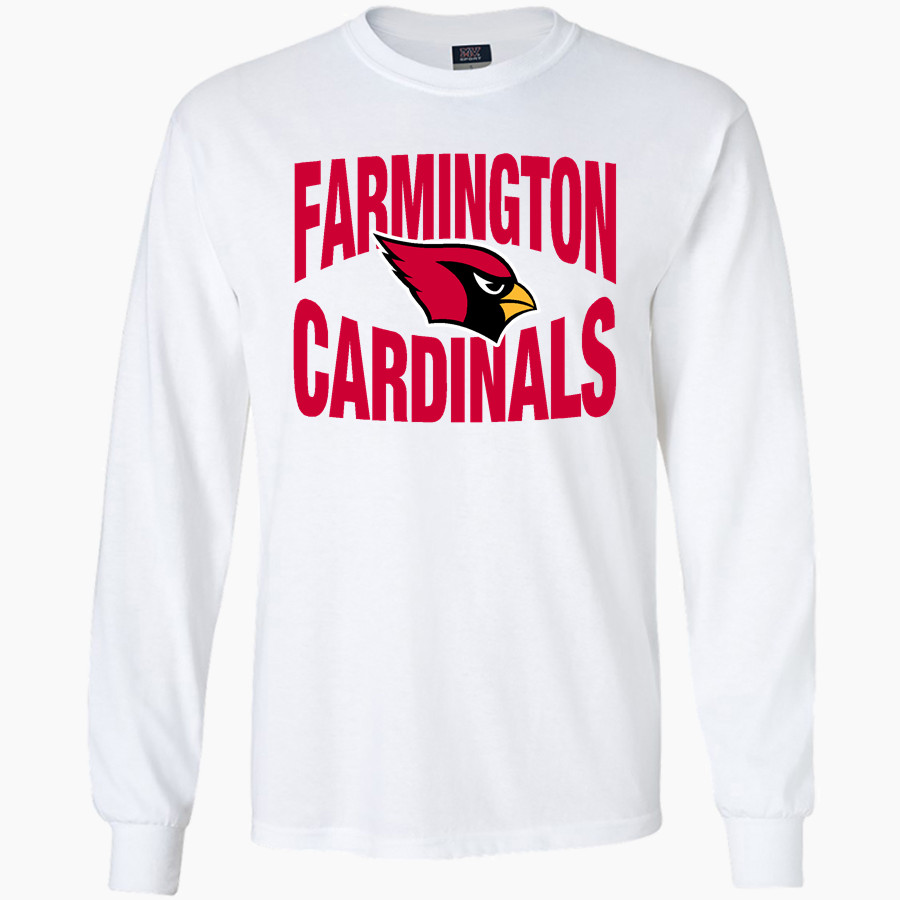 FARMINGTON HIGH SCHOOL CARDINALS <span class="pdp-name-mascot">FARMINGTON CARDINALS</span> MV Sport Men's Classic Long Sleeve Tee