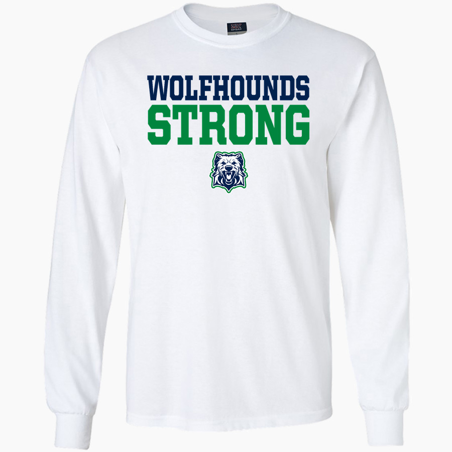 St. Patrick's Academy Wolfhounds <span class="pdp-name-mascot">Great Falls Central Catholic H S Mustangs</span> MV Sport Men's Classic Long Sleeve Tee