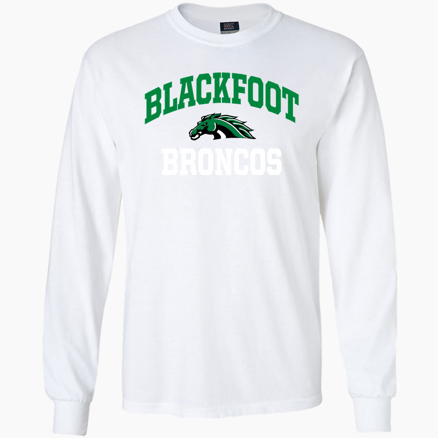 Blackfoot Broncos MV Sport Men's Classic Long Sleeve Tee