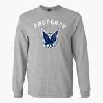 MAUMEE VALLEY COUNTRY DAY SCHOOL HAWKS <span class="pdp-name-mascot">MAUMEE VALLEY HAWKS</span> MV Sport Men's Classic Long Sleeve Tee Front Thumbnail