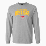 Lincoln Mustangs <span class="pdp-name-mascot">Lincoln Mustangs</span> MV Sport Men's Classic Long Sleeve Tee Front Thumbnail