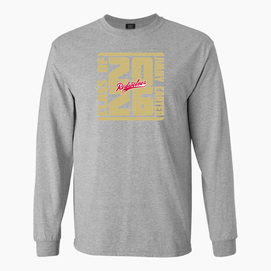 JIMMY CARTER EARLY COLLEGE HIGH SCHOOL Red Wolf <span class="pdp-name-mascot">Jimmy Carter Red Wolf</span> MV Sport Men's Classic Long Sleeve Tee