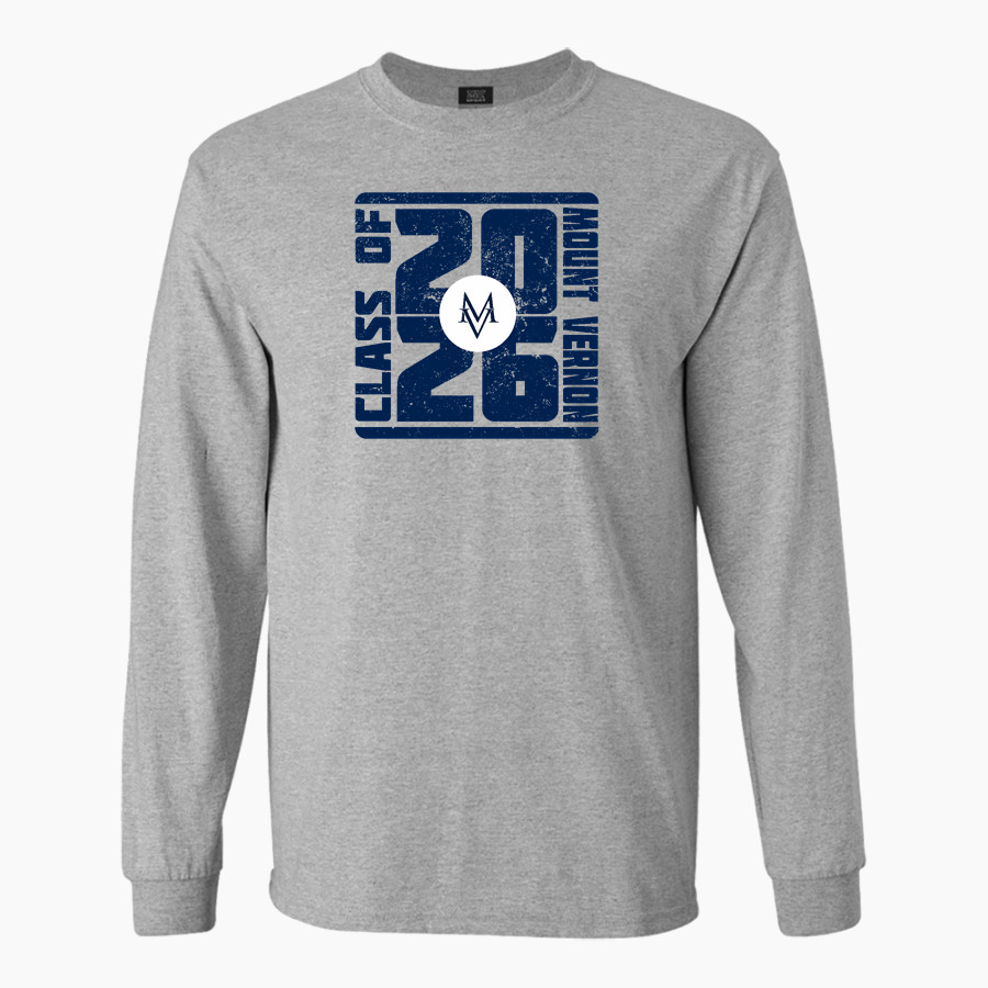 Mount Vernon School Mustangs <span class="pdp-name-mascot">Mount Vernon Mustangs</span> MV Sport Men's Classic Long Sleeve Tee