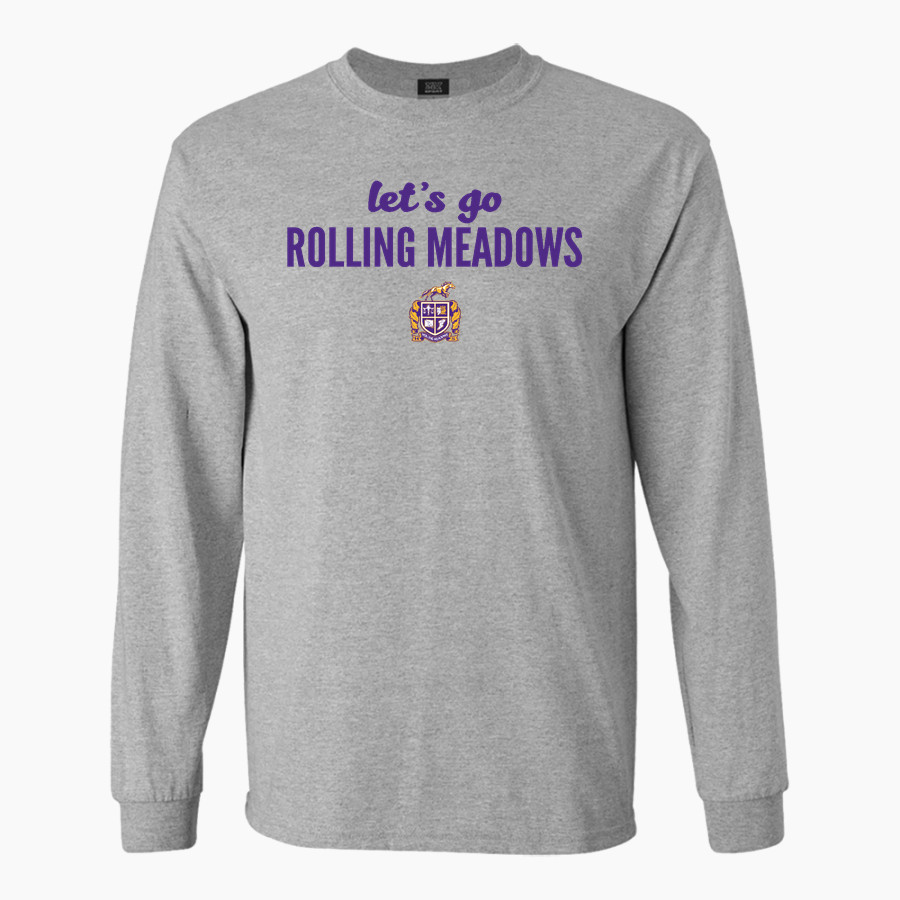 Rolling Meadows Mustangs <span class="pdp-name-mascot">Rolling Meadows High School Mustangs</span> MV Sport Men's Classic Long Sleeve Tee