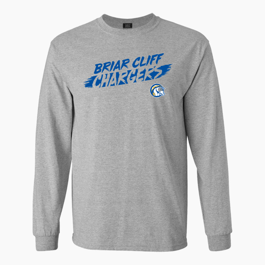 BRIAR CLIFF Chargers <span class="pdp-name-mascot">BRIAR CLIFF Chargers</span> MV Sport Men's Classic Long Sleeve Tee
