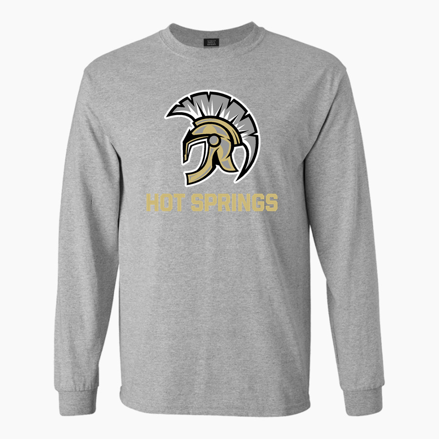 HOT SPRINGS HIGH SCHOOL TROJANS <span class="pdp-name-mascot">HOT SPRINGS TROJANS</span> MV Sport Men's Classic Long Sleeve Tee