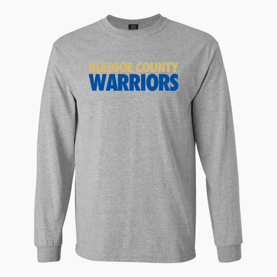 BLEDSOE COUNTY HIGH SCHOOL WARRIORS <span class="pdp-name-mascot">BLEDSOE COUNTY WARRIORS</span> MV Sport Men's Classic Long Sleeve Tee
