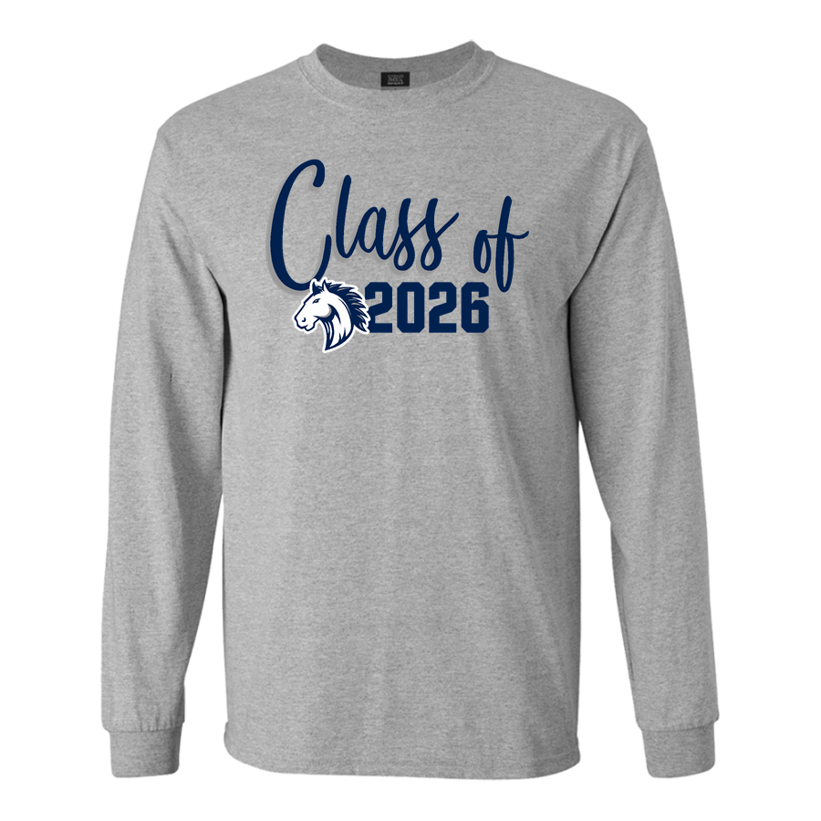 Grand Traverse Academy Mustangs <span class="pdp-name-mascot">Grand Traverse Academy Mustangs</span> MV Sport Men's Classic Long Sleeve Tee