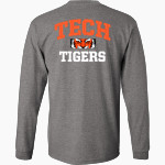 Tech High School Tigers <span class="pdp-name-mascot">Tech High School</span> MV Sport Men's Classic Long Sleeve Tee Front Thumbnail