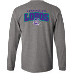 Lawrence 3-8 Lobos <span class="pdp-name-mascot">Lawrence 3-8 School Lobos</span> MV Sport Men's Classic Long Sleeve Tee Front Thumbnail