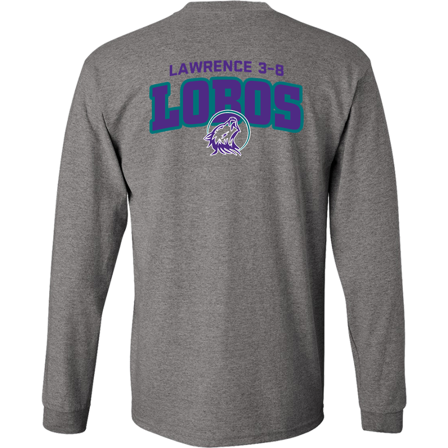 Lawrence 3-8 Lobos <span class="pdp-name-mascot">Lawrence 3-8 School Lobos</span> MV Sport Men's Classic Long Sleeve Tee