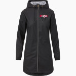 MOT Charter Mustangs MV Sport Weatherproof Vintage Women's Rain Jacket Front Thumbnail