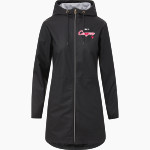 CROW HIGH SCHOOL Cougars Online Store <span class="pdp-name-mascot">CROW COUGARS</span> MV Sport Weatherproof Vintage Women's Rain Jacket Front Thumbnail