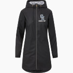 Oswego East Wolves MV Sport Weatherproof Vintage Women's Rain Jacket Front Thumbnail