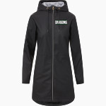 Drew Dragons <span class="pdp-name-mascot">Drew School Dragons</span> MV Sport Weatherproof Vintage Women's Rain Jacket Front Thumbnail