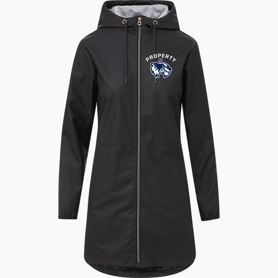 WEST GEAUGA HIGH SCHOOL WOLVERINES ONLINE STORE <span class="pdp-name-mascot">WEST GEAUGA WOLVERINES</span> MV Sport Weatherproof Vintage Women's Rain Jacket
