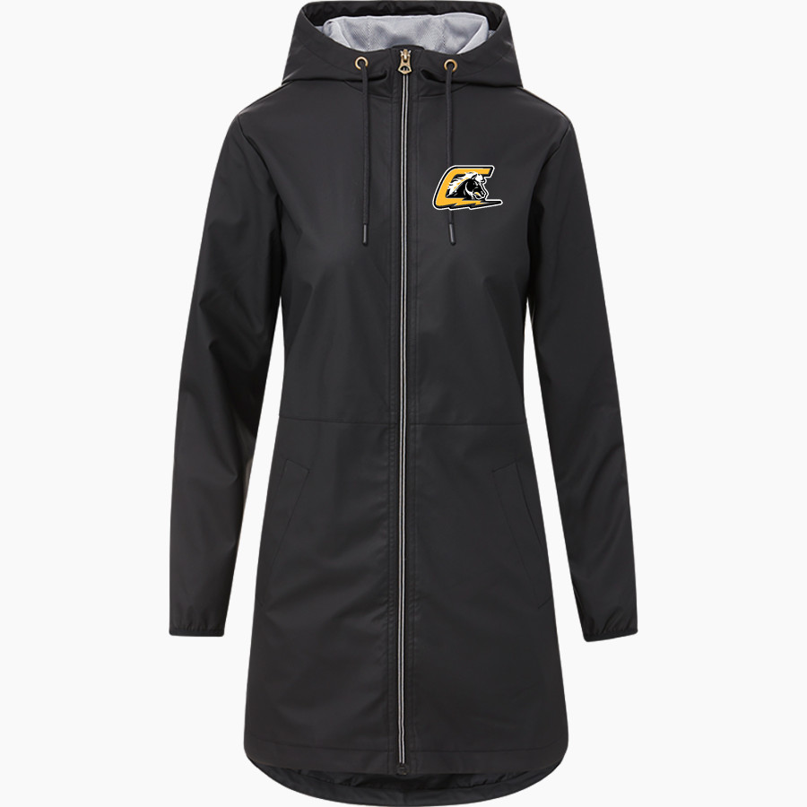 CLARK HIGH SCHOOL CHARGERS <span class="pdp-name-mascot">CLARK CHARGERS</span> MV Sport Weatherproof Vintage Women's Rain Jacket